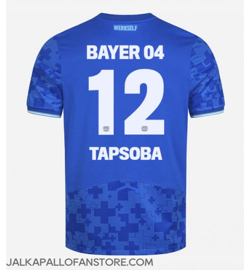 Bayer Leverkusen Edmond Tapsoba #12 Kolmaspaita 2025-26 Lyhythihainen Bayer Leverkusen Edmond Tapsoba #12 Kolmaspaita 2025-26 Lyhythihainen